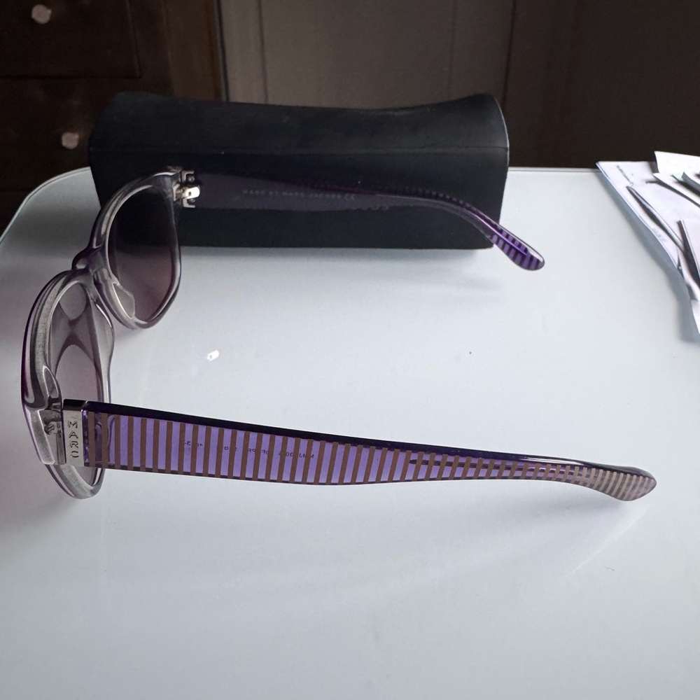 Marc by Marc Jacobs Purple Sunglasses - Picture 3 of 5